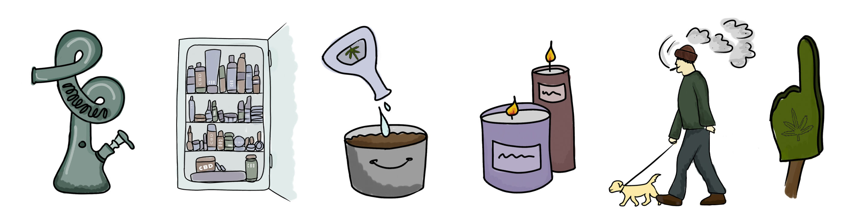 Weed Illustrations RB